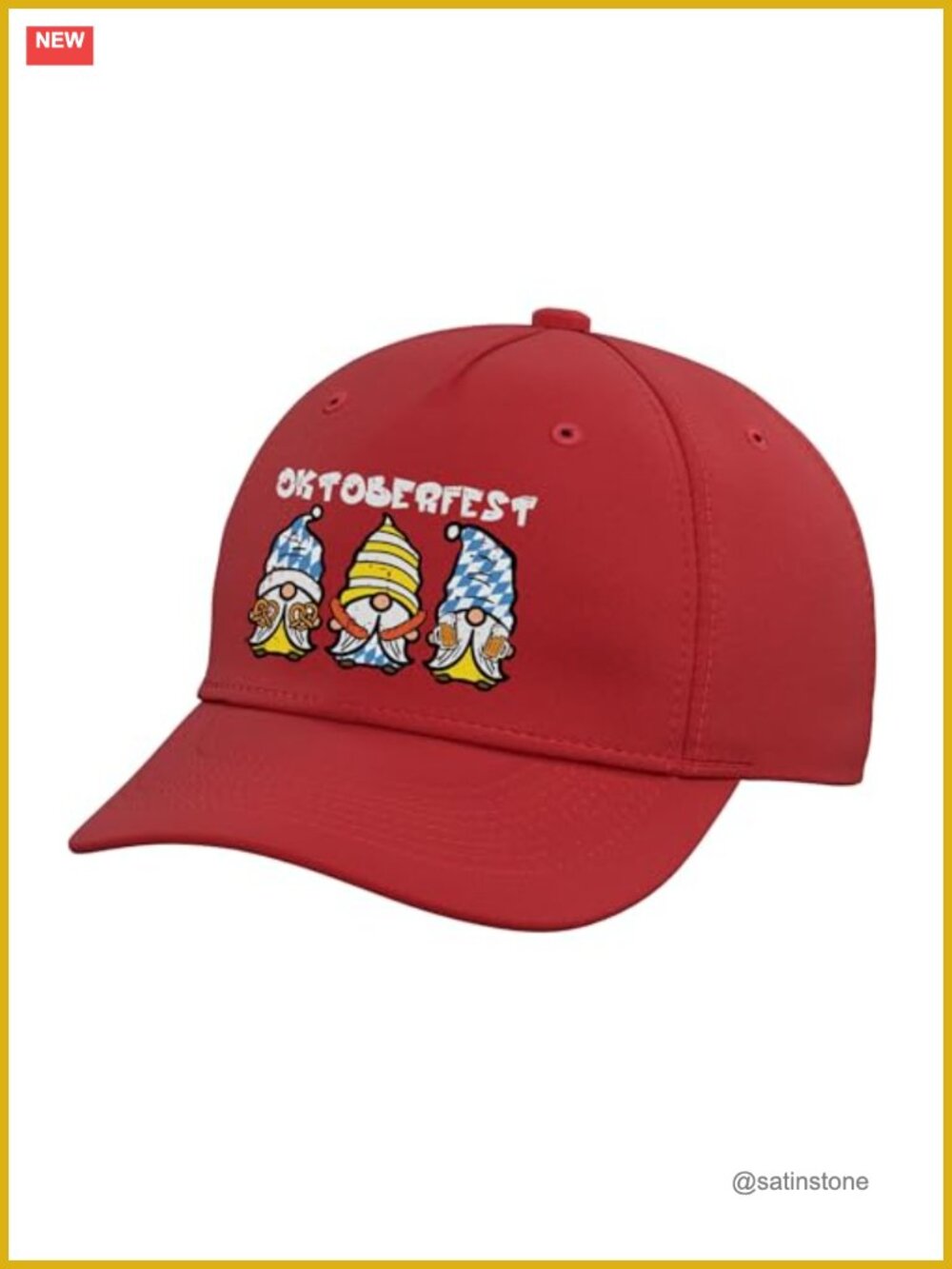 Oktoberfest Gnomes Adjustable Baseball Hat Costume Accessory